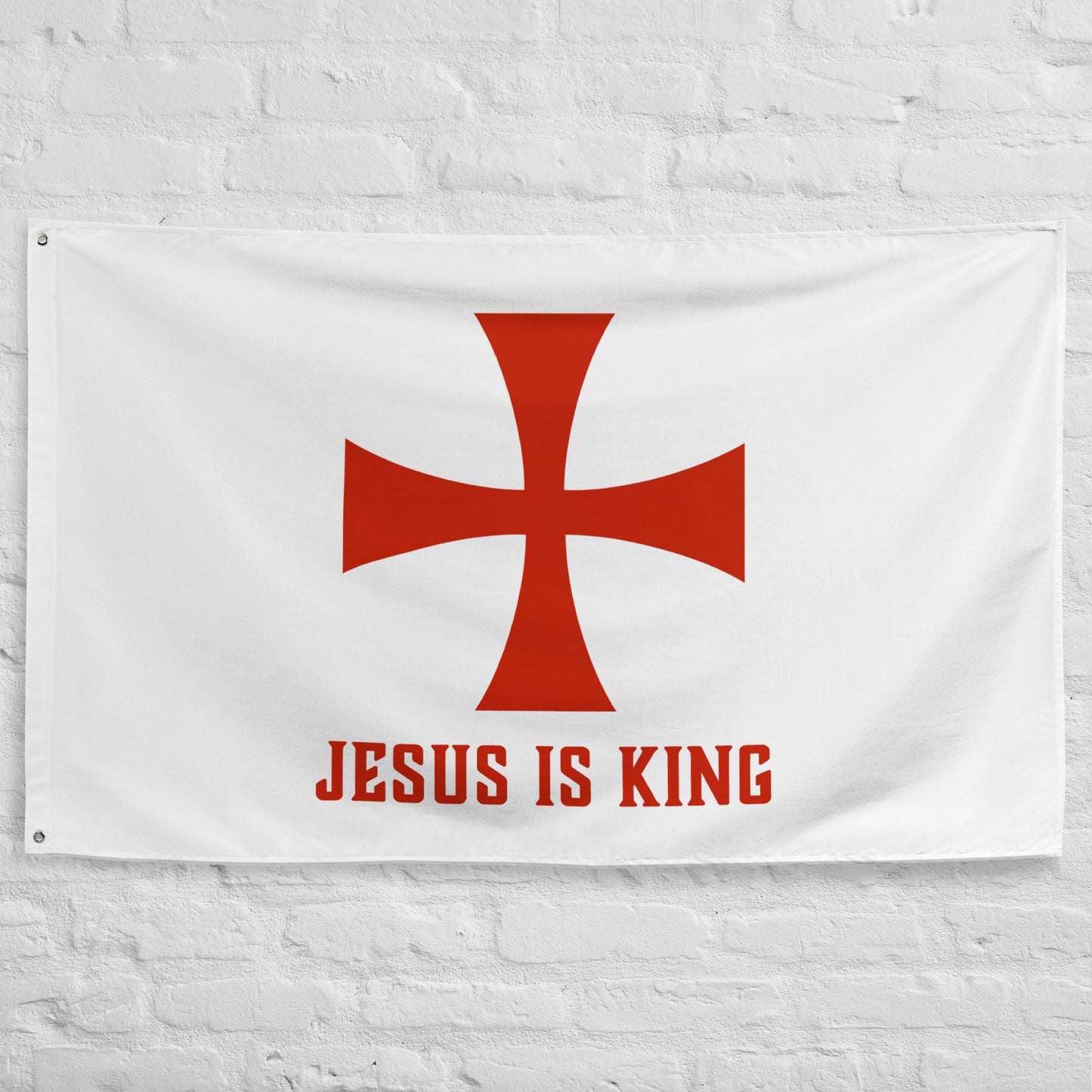 Flag "Jesus is King"